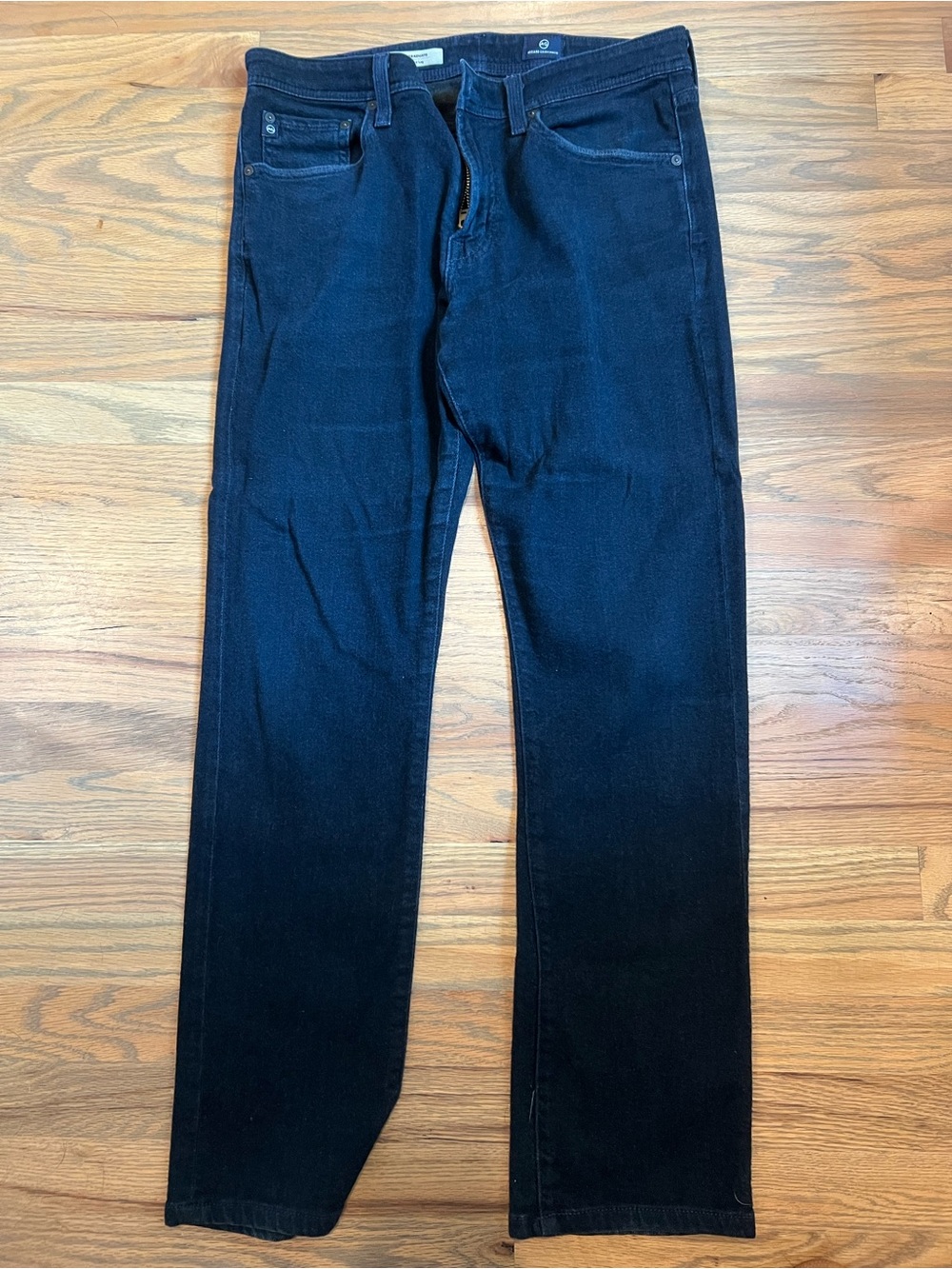 Ag Adriano Goldschmied Dark Indigo Straight Jeans